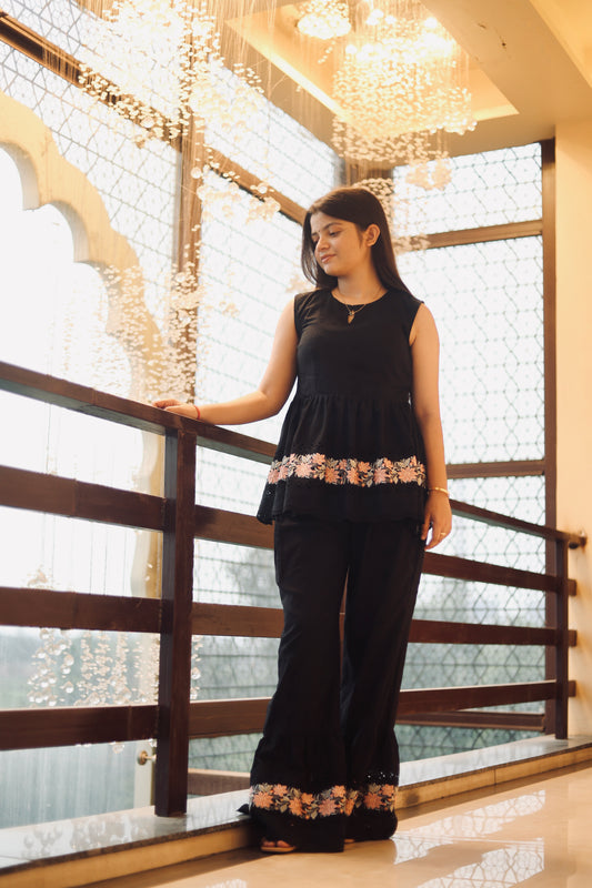 Nitha black co-ord set