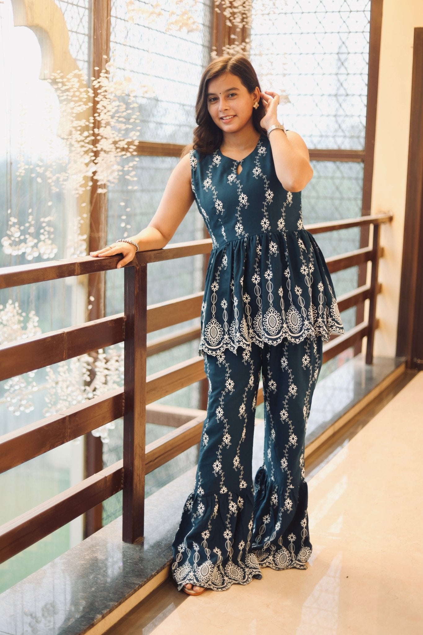 Ilika blue co-ord set