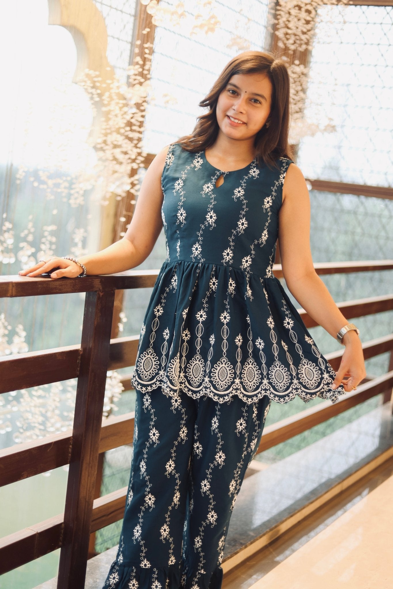Ilika blue co-ord set