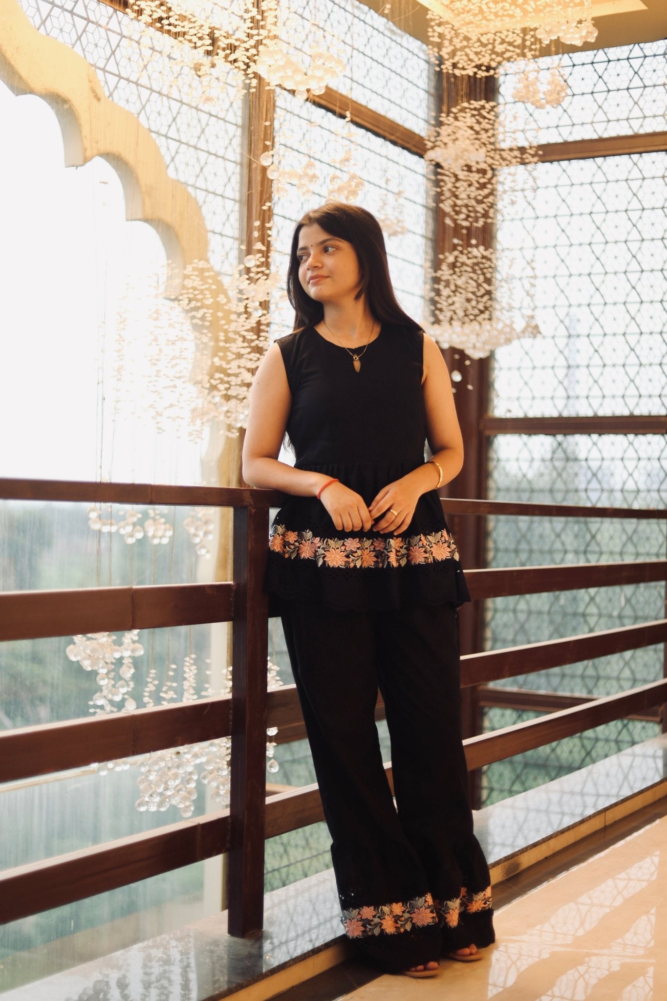 Nitha black co-ord set